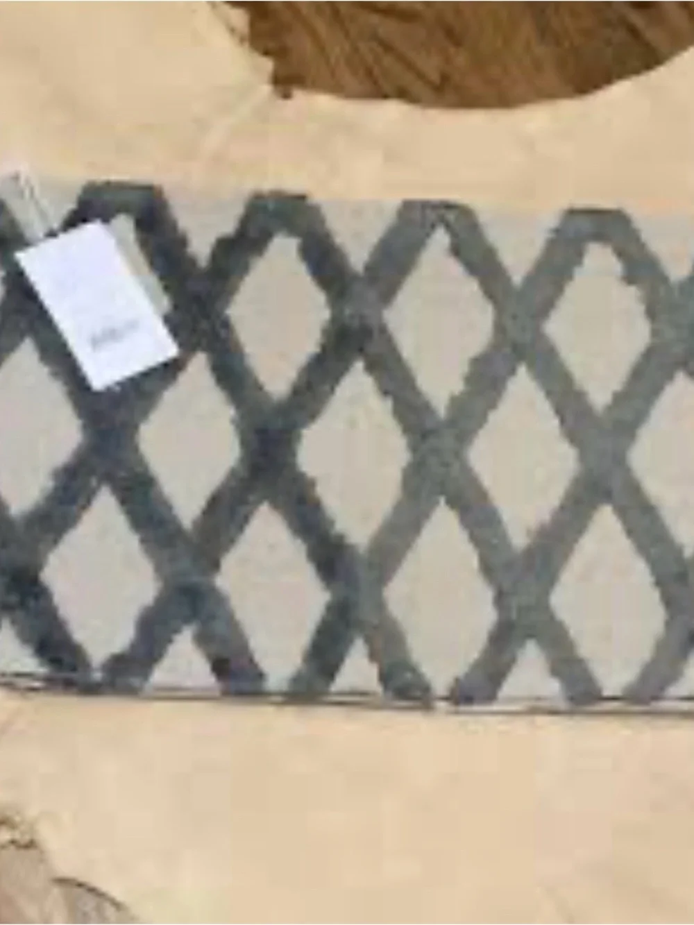 Pottery Barn Canon diamond textured lumbar pillow cover NWT